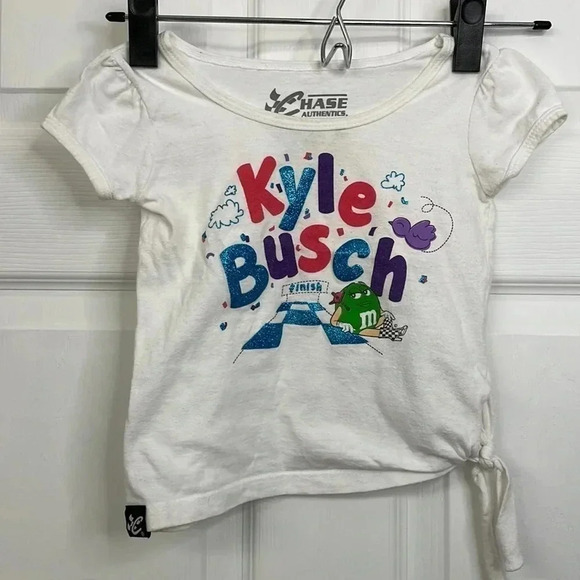 Kyle Busch Official Chase Authentics NASCAR Little Girls Shirt 3T - Picture 1 of 5